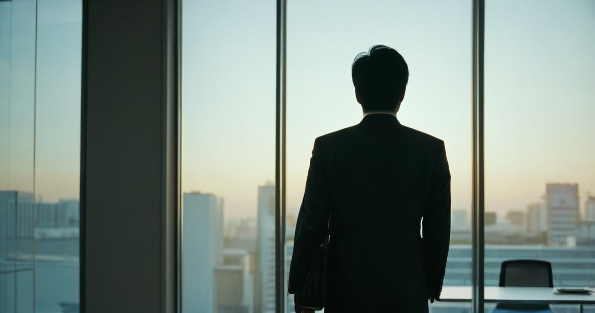 会社を辞める前に独立の準備を順番に整え、前へ踏み出そうとするビジネスパーソンの後ろ姿